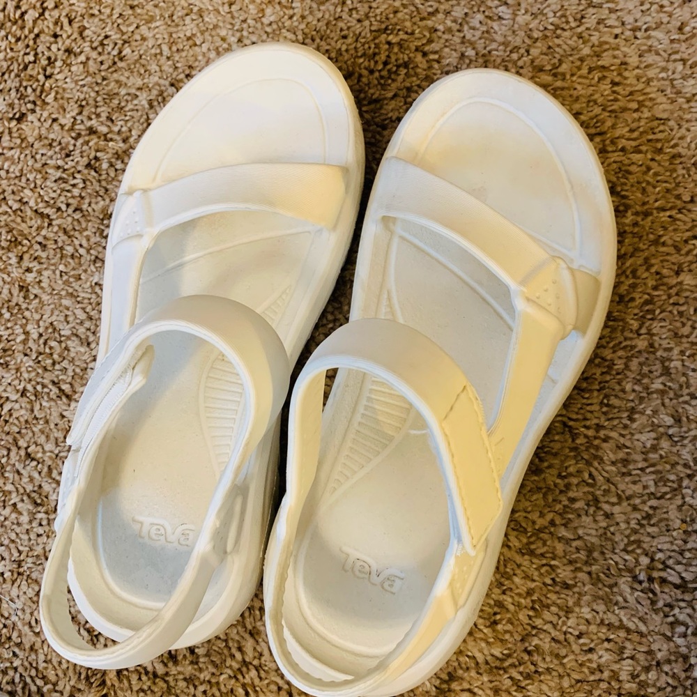 Teva White strap sandals 8W